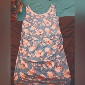 Maternity floral tank top dress